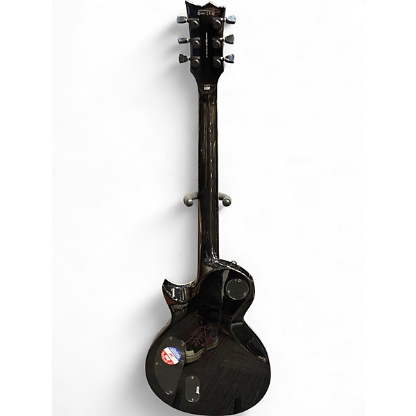 Used ESP LTD EC1000 PIEZO SEE THRU BLACK Solid Body Electric Guitar