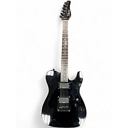 Used Schecter Guitar Research Diamond Series PT Black Solid Body Electric Guitar