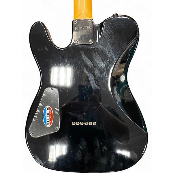 Used Schecter Guitar Research Diamond Series PT Black Solid Body Electric Guitar