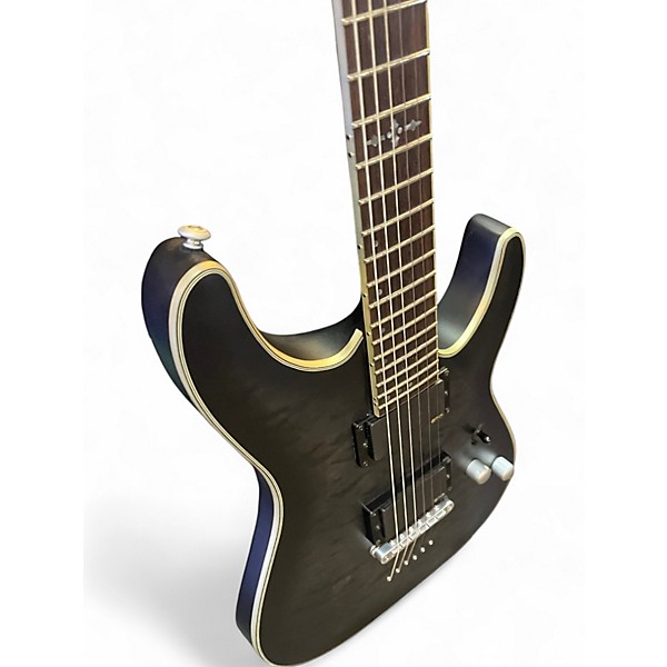 Used Schecter Guitar Research C1 Platinum TRANS GREY Solid Body Electric Guitar