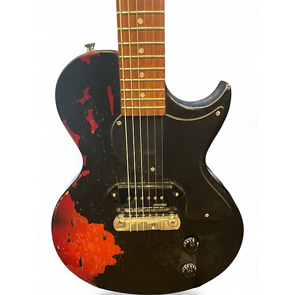 Used Vintage V120 Black Solid Body Electric Guitar