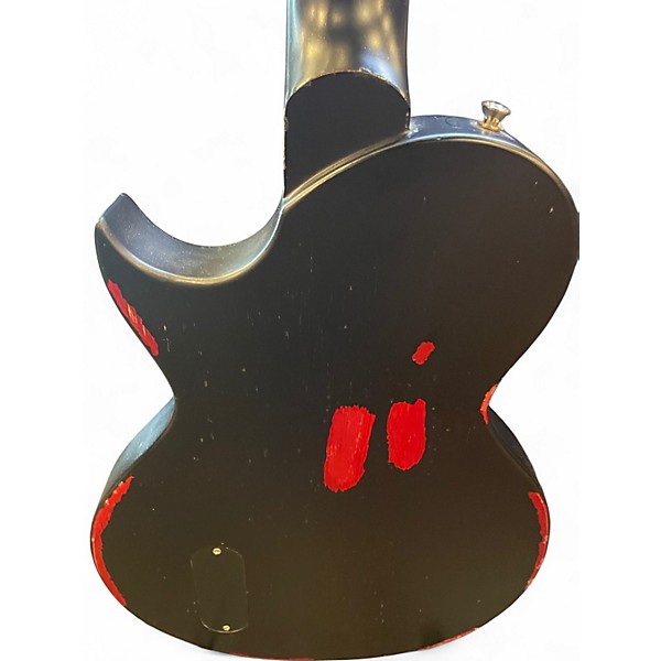 Used Vintage V120 Black Solid Body Electric Guitar