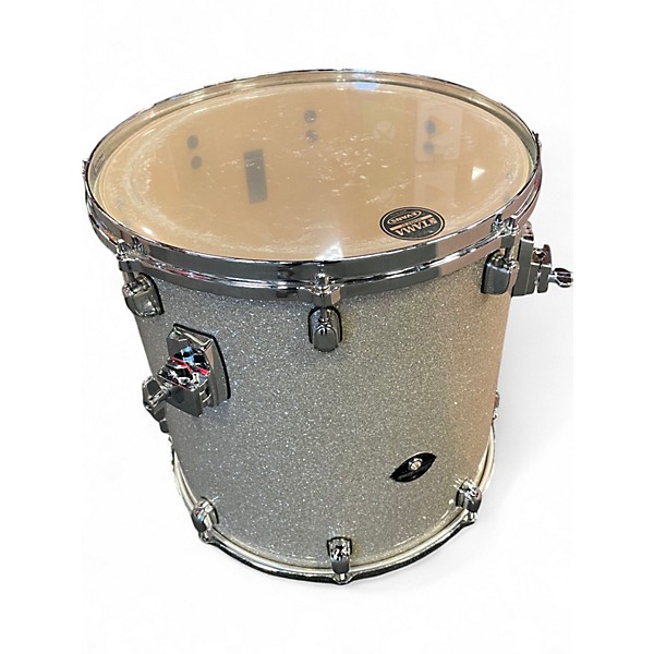 Used TAMA 5 Piece STAR CLASSIC Silver Sparkle Drum Kit
