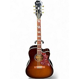 Used Epiphone Hummingbird Pro Tobacco Burst Acoustic Electric Guitar