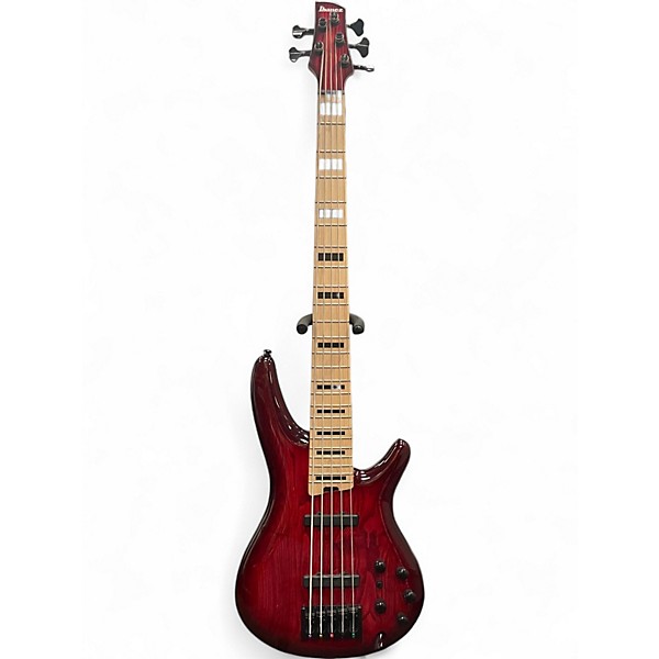 Used Ibanez ANB205 Premium Series Adam Nitti Signature Bass Wine Red Burst Electric Bass Guitar,Specials : American Fashion Style Bags On Sale