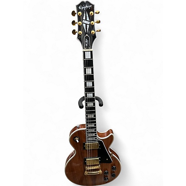 Used 2020s Epiphone Les Paul Custom Koa Koa Solid Body Electric Guitar,Specials : American Fashion Style Bags On Sale