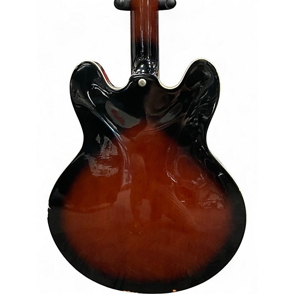 Used Epiphone Dot Brown Sunburst Hollow Body Electric Guitar
