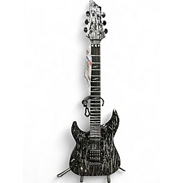 Used Schecter Guitar Research C1 SILVER MOUNTAIN FLOYD ROSE  Silver Electric Guitar