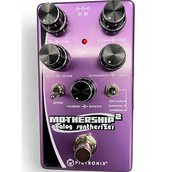 Used Pigtronix MOTHERSHIP 2 ANALOG SYNTHESIZER Effect Pedal