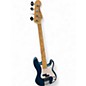 Used Fender American Performer Precision Bass Blue Electric Bass Guitar