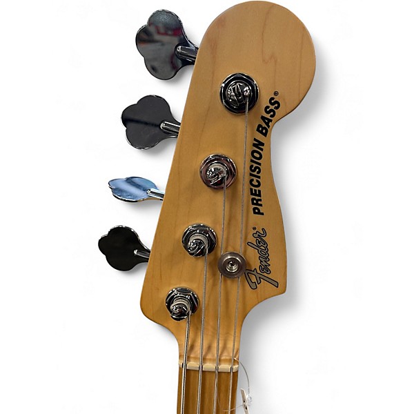 Used Fender American Performer Precision Bass Blue Electric Bass Guitar
