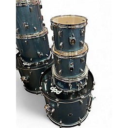 Used PDP by DW 5 Piece ENCORE 8 PIECE Blue Drum Kit