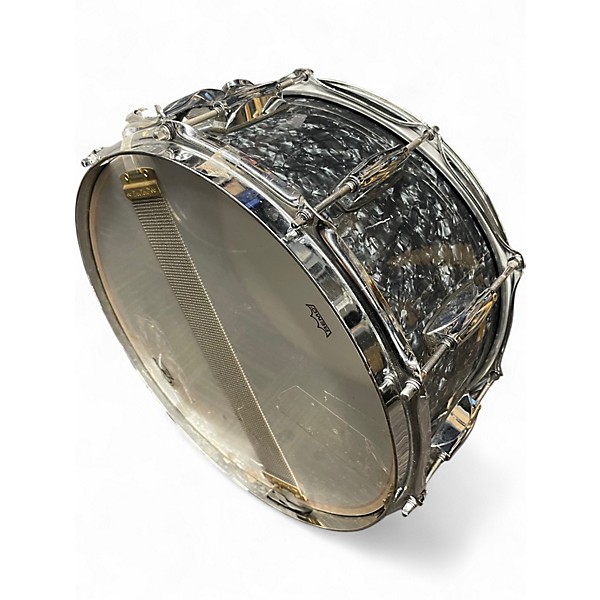 Used Gretsch Drums 14X6.5 BROADKASTER BLACK DIAMOND PEARL Drum