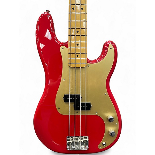 Used 2023 Fender Vintera 50s Precision Bass Dakota Red Electric Bass Guitar