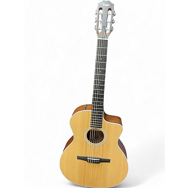 Used Taylor 214CEN GRAND AUDITORIUM Natural Acoustic Electric Guitar