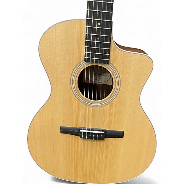 Used Taylor 214CEN GRAND AUDITORIUM Natural Acoustic Electric Guitar
