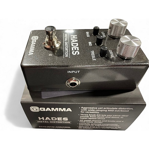 Used GAMMA Hades Metal Distortion Effect Pedal