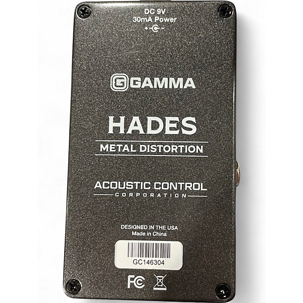 Used GAMMA Hades Metal Distortion Effect Pedal
