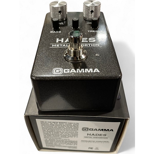 Used GAMMA Hades Metal Distortion Effect Pedal