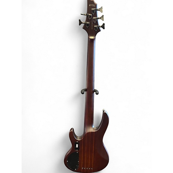 Used ESP LTD D5 5 String Natural Satin Electric Bass Guitar