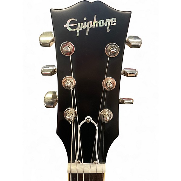 Used Epiphone KIRK HAMMETT GREENY GREENY BURST Solid Body Electric Guitar