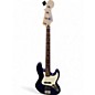 Used Fender Standard Jazz Bass Metallic Aqua Marine Electric Bass Guitar thumbnail