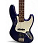 Used Fender Standard Jazz Bass Metallic Aqua Marine Electric Bass Guitar
