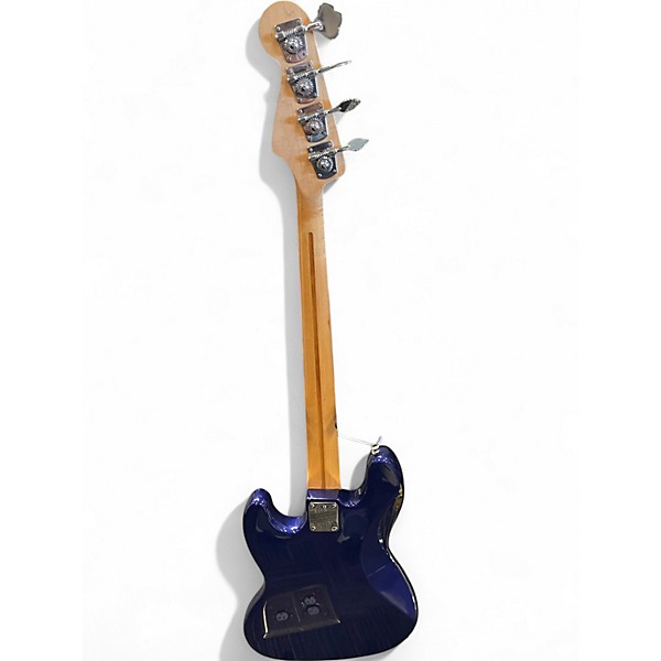 Used Fender Standard Jazz Bass Metallic Aqua Marine Electric Bass Guitar