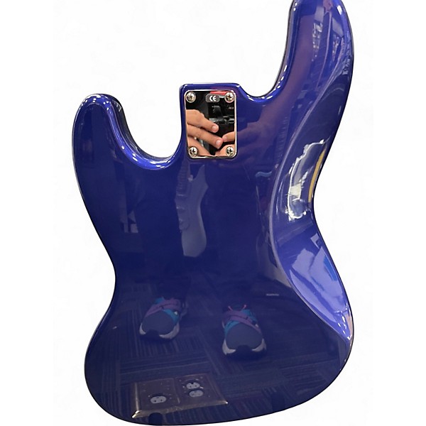 Used Fender Standard Jazz Bass Metallic Aqua Marine Electric Bass Guitar