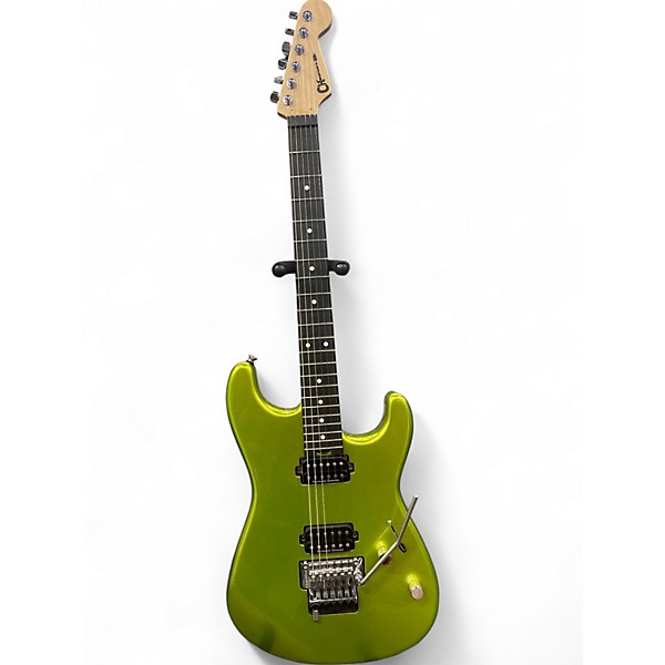 Used Charvel San Dimas Style 1 HH Lime Green Solid Body Electric Guitar