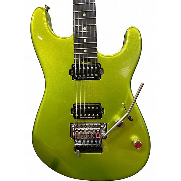 Used Charvel San Dimas Style 1 HH Lime Green Solid Body Electric Guitar