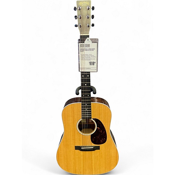 Used Martin D-13 Road Series Natural Acoustic Electric Guitar