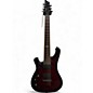 Used Schecter Guitar Research 007 ELITE LH Chrome Red Electric Guitar thumbnail