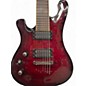 Used Schecter Guitar Research 007 ELITE LH Chrome Red Electric Guitar
