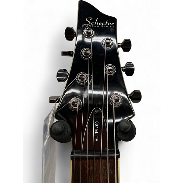 Used Schecter Guitar Research 007 ELITE LH Chrome Red Electric Guitar