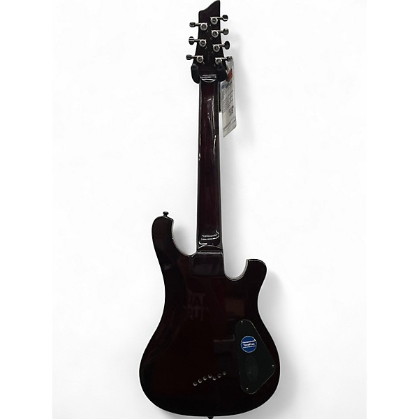 Used Schecter Guitar Research 007 ELITE LH Chrome Red Electric Guitar