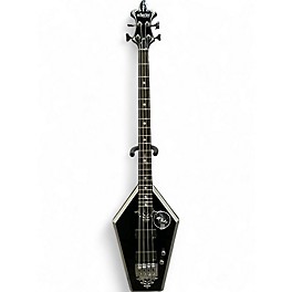 Used Schecter Guitar Research Sean Yseult Signature Casket Black Electric Bass Guitar