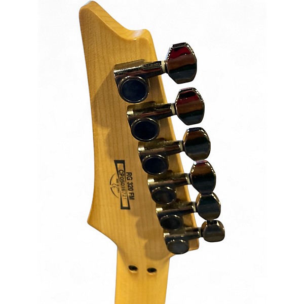 Used Ibanez RG320FM Natural Solid Body Electric Guitar