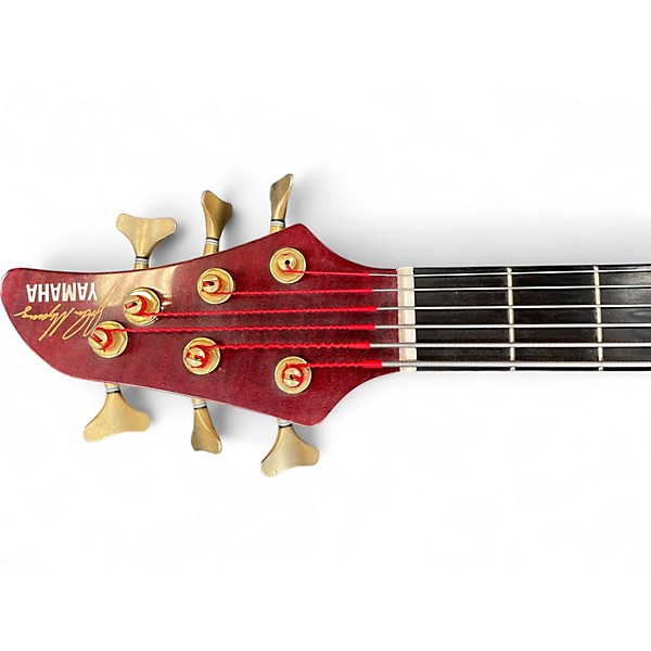 Used Yamaha RBX 6MY RUBY RED Electric Bass Guitar