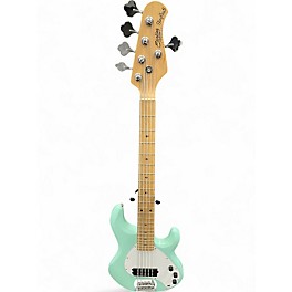 Used Sterling by Music Man Sting Ray 5 Surf Green Electric Bass Guitar