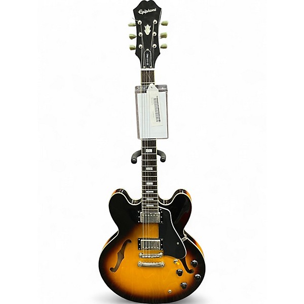 Used Epiphone Dot 2 Color Sunburst Hollow Body Electric Guitar