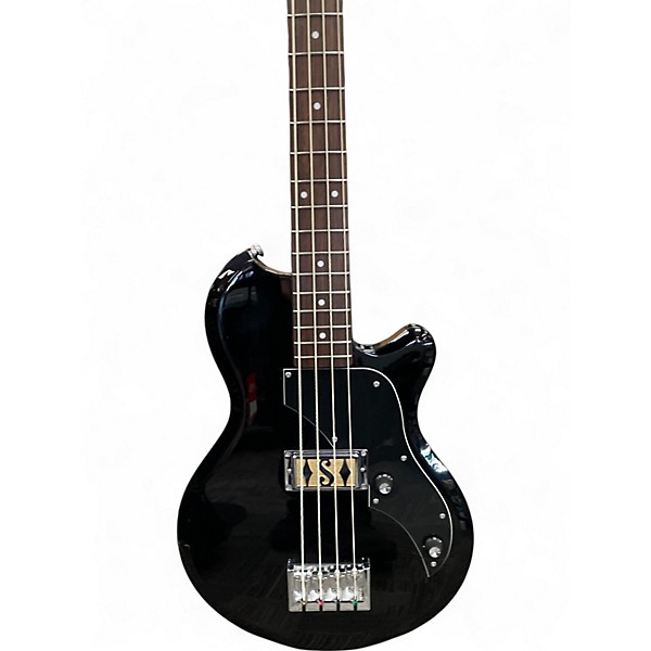 Used Supro huntington 1 Black Electric Bass Guitar