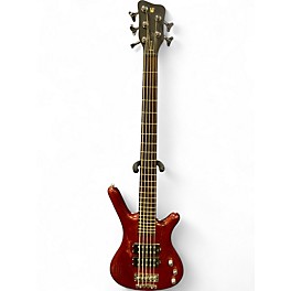 Used RockBass by Warwick CORVETTE Trans Red Electric Bass Guitar