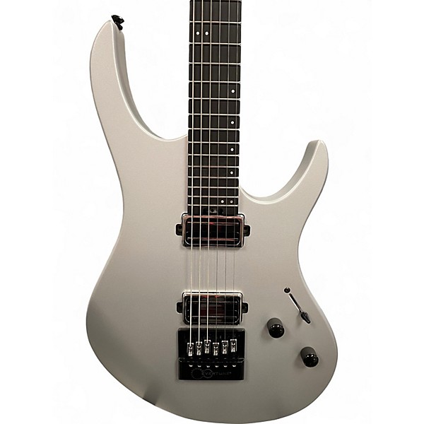 Used Balaguer CUSTOM SELECT DIABLO SILVER Solid Body Electric Guitar