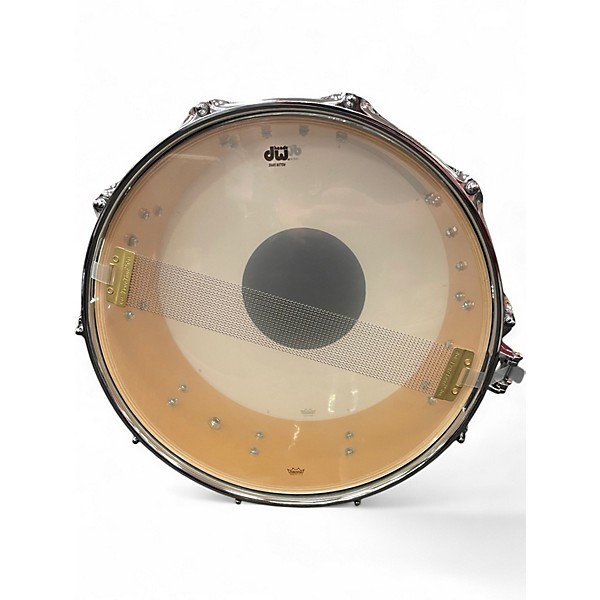 Used DW 5.5X14 Performance Series Snare Pearl White Drum