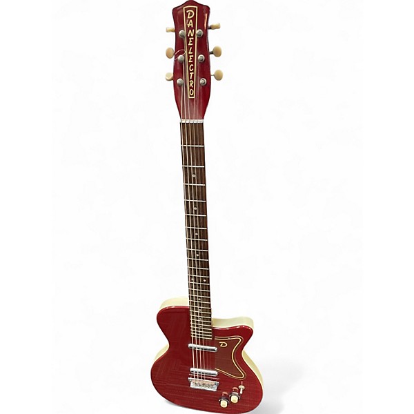 Used Danelectro U2 BARITONE RED Baritone Guitars,Specials : American Fashion Style Bags On Sale