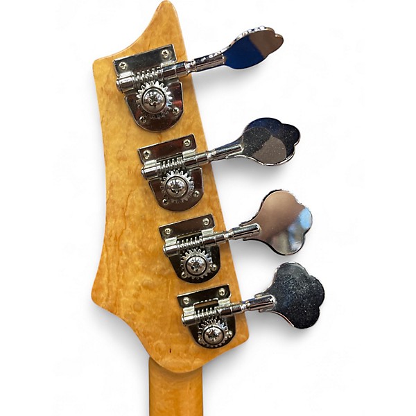 Used Johnson JAZZ BASS Black and White Electric Bass Guitar