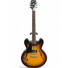 Used 2007 Gibson ES335 Memphis FIGURED DOT Tobacco Burst Hollow Body Electric Guitar