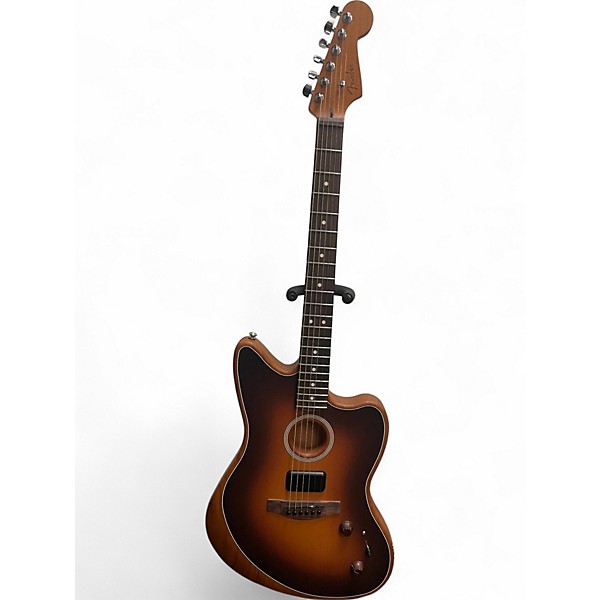 Used Fender ACOUSTASONIC JAZZMASTER SUNBURST Acoustic Electric Guitar