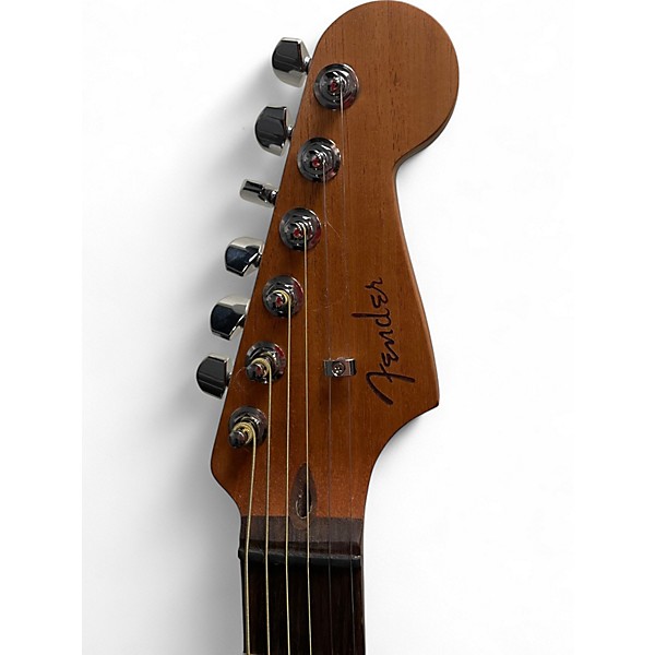 Used Fender ACOUSTASONIC JAZZMASTER SUNBURST Acoustic Electric Guitar
